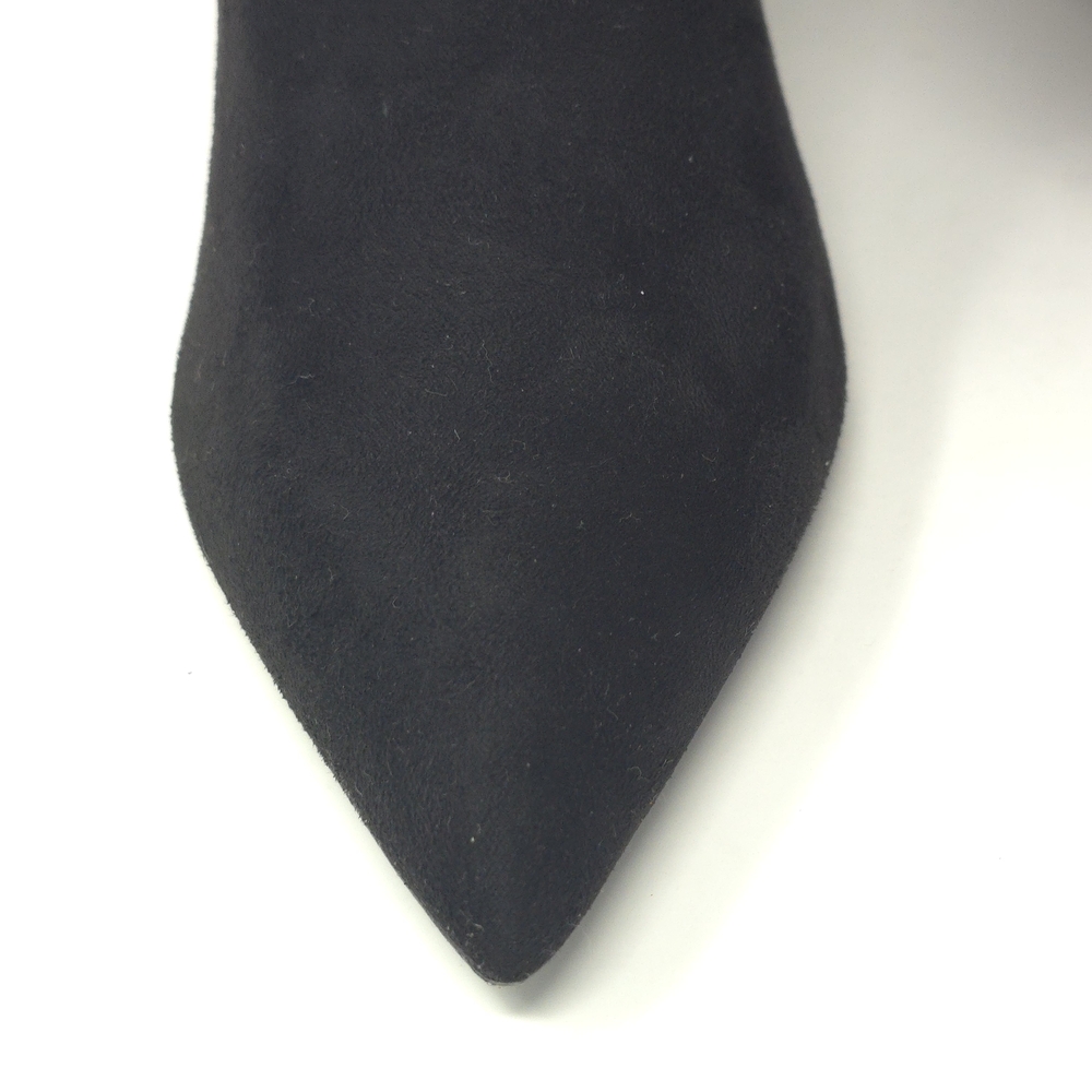 Marc Fisher Black Suede Over-the-Knee Pointed Toe Boots 6M - Picture 8 of 11